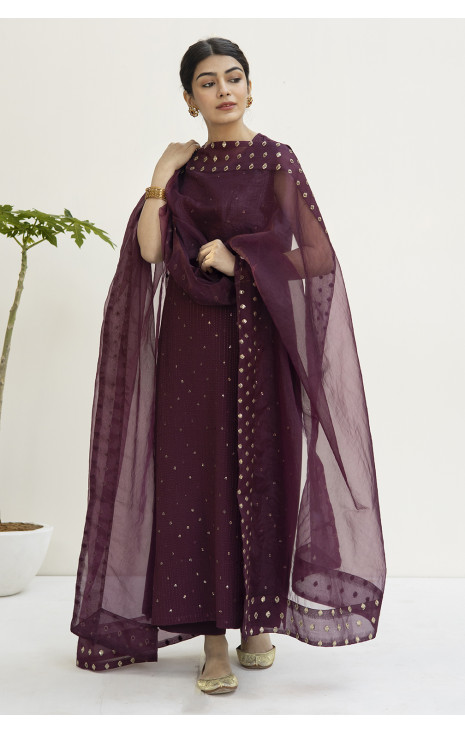 Burgundy Outfit 
